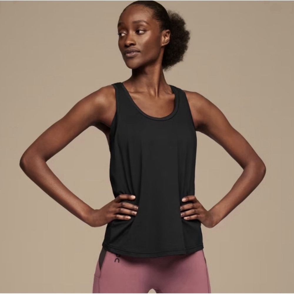 On Cloud Focus Running Light Weight Tank Top Women's Black Size S